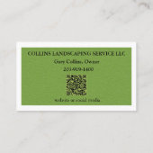Gazononderhoud Maaien Landscaping Visitekaartje (Achterkant)