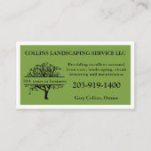 Gazononderhoud Maaien Landscaping Visitekaartje (Voorkant)