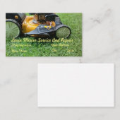 Gazononderhoud service grasmaaier reparatie visitekaartje (Voorkant / Achterkant)