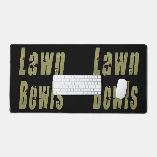 Gazonschalen is het woord, bureaumat (Keyboard & Muis)