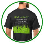 Gazonservice Eenvoudige Shirten T-shirt<br><div class="desc">Eenvoudige gazonverzorging en landschapsarchitectuur service werken shirten met groen gras en tekst die u online kunt aanpassen. Budget vriendelijk met hoge kwaliteit afdrukken kunt u draag waar de baan u ook brengt.</div>