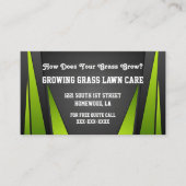 Gazonverzorging #2 Visitekaartje (Voorkant)