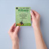 Gazonverzorging en landschapsarchitectuur Mowing G Flyer (Hand)