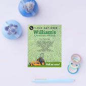 Gazonverzorging en landschapsarchitectuur Mowing G Flyer (Enkel)