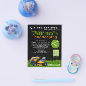 Gazonverzorging Landscaping Gardening Services Zwa Flyer (Enkel)