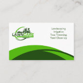 Gazonverzorging & Landscaping Grass Mowing Service Visitekaartje (Achterkant)