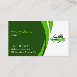 Gazonverzorging & Landscaping Grass Mowing Service Visitekaartje