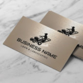 Gazonverzorging & Landscaping Mower Logo Shimmer G Visitekaartje