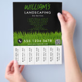 Gazonverzorging Landscaping Mowing Tear Off Strips Flyer (Hand)