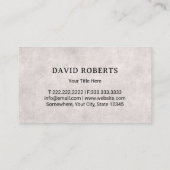 Gazonverzorging & Landscaping Service  Maaier Visitekaartje (Achterkant)