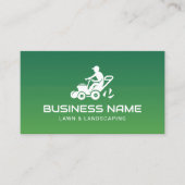 Gazonverzorging & Landscaping Service Minimale maa Visitekaartje (Voorkant)