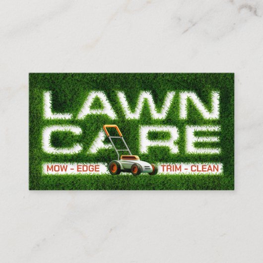 Gazonverzorging - Landscaping Visitekaartje (Voorkant)