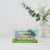 Gazonverzorging, Landschapsarchitectuur, Grasmaaie Visitekaartje (Staand voorkant)