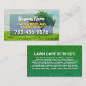 Gazonverzorging, Landschapsarchitectuur, Grasmaaie Visitekaartje (Voorkant / Achterkant)