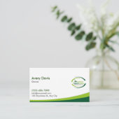 Gazonverzorging Logo Landscaping Service Landscape Visitekaartje (Staand voorkant)