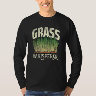 Gazonverzorging maaien ontwerp voor landschapsschi t-shirt