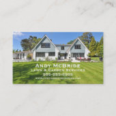 Gazonverzorging Professionele tuinaanleg Visitekaartje (Voorkant)