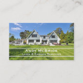 Gazonverzorging Professionele tuinaanleg Visitekaartje (Voorkant)