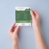 Gazonverzorging & Tuinman Flyer (Hand)