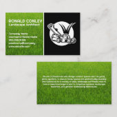 gazonverzorgingsdienst Logo | landschapsarchitectu Visitekaartje (Voorkant / Achterkant)