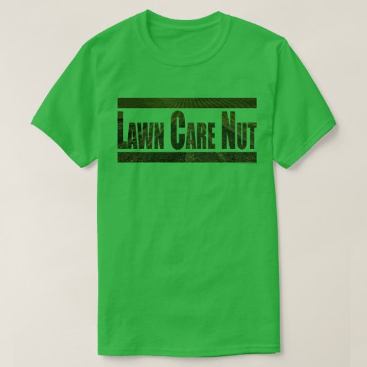 Gazonverzorgingsliefhebber T-shirt (Design voorkant)