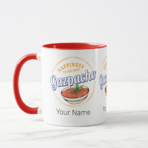 Gazpacho Soup Retro Cook  Gourmet Spanje Mok