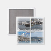 GB0139 Europa, Engeland, Cornwall, Falmouth, Koelk Magneet (Voorkant / Achterkant)
