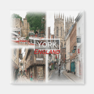 GB0144 Europa, Engeland, York, Koelkast Magneet