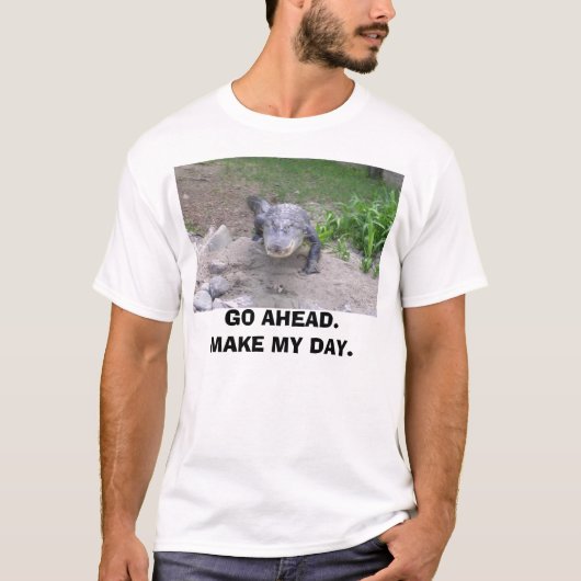 Gb-2 015, GA AHEAD.MAKE MIJN DAG. T-shirt (Voorkant)