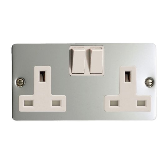 GB AC BS 1363 Plug Socket [Britse standaard] Etiket (Voorkant)