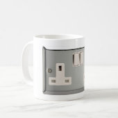 GB AC BS 1363 Plug Socket [Britse standaard] Koffiemok (Voorkant links)