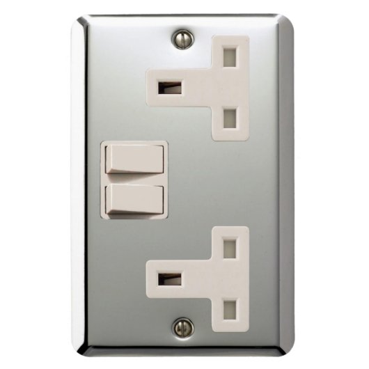 GB AC BS 1363 Plug Socket [Britse standaard] Magneet (Verticaal)