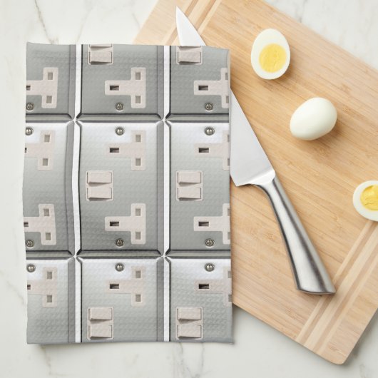 GB AC BS 1363 Plug Socket [Britse standaard] Theedoek (Quarter Fold)