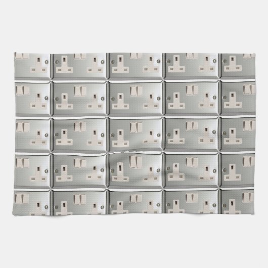 GB AC BS 1363 Plug Socket [Britse standaard] Theedoek (Horizontaal)