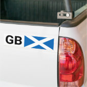 GB autosticker GB & Schotse reizen naar het buiten Bumpersticker (Op Truck)