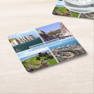 GB Dover Kent - Dover Castle - White Cliff - Castl Kartonnen Onderzetters