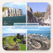 GB Dover Kent - Dover Castle - White Cliff - Castl Kartonnen Onderzetters (Voorkant)