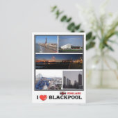GB Engeland - Blackpool - Briefkaart (Staand voorkant)