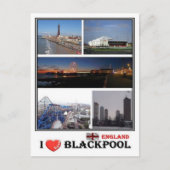 GB Engeland - Blackpool - Briefkaart (Voorkant)