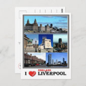 GB Engeland - Liverpool - Briefkaart (Voorkant / Achterkant)