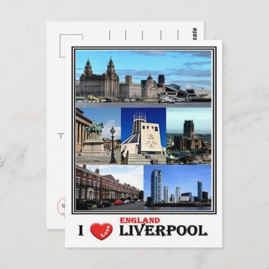 GB Engeland - Liverpool - Briefkaart (Voorkant / Achterkant)