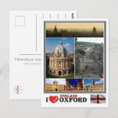 GB Engeland - Oxford - Briefkaart (Voorkant / Achterkant)