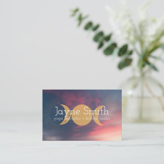 GB / Euro, 8,5 cm x 5,5 cm Visitekaartje (Staand voorkant)