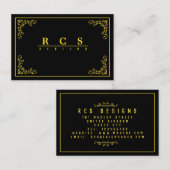 GB / Euro, 8,5 cm x 5,5 cm Visitekaartje (Voorkant / Achterkant)