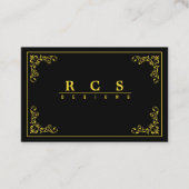 GB / Euro, 8,5 cm x 5,5 cm Visitekaartje (Voorkant)