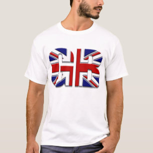 GB Groot-Brittannië vlag van de EU Jack pride T-shirt