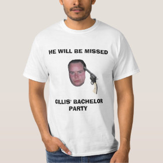 GB, HIJ ZAL GEMIST WORDEN, GILLIS' VRIJGEZELLENFEE T-SHIRT
