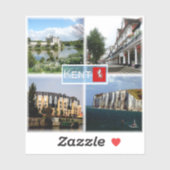 GB Kent - Leeds Castle - Royal Tunbridge Wells - Sticker (Vel)