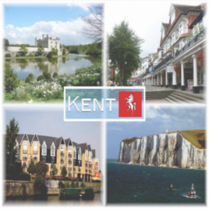 GB Kent - Leeds Castle - Royal Tunbridge Wells - Sticker