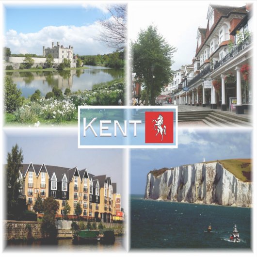 GB Kent - Leeds Castle - Royal Tunbridge Wells - Sticker (Voorkant)